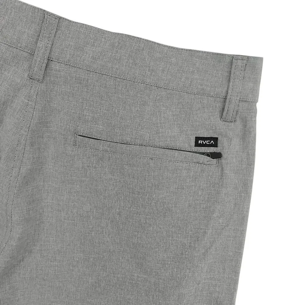 RVCA VA Hybrid Shorts Mens 32 Gray Stretch Lightweight Casual Beach Travel
